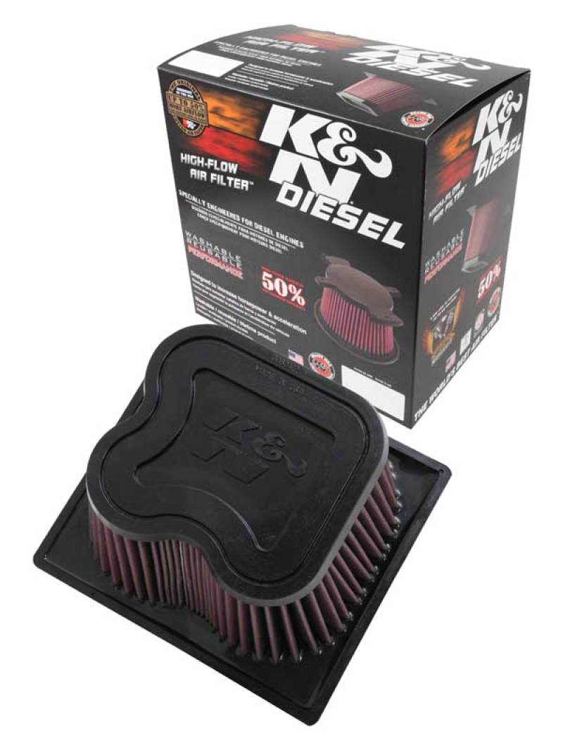 Dodge Ram 3500 Performance Air Intake - K&N Engineering - High-Flow, Drop-In Replacement - `10-`12